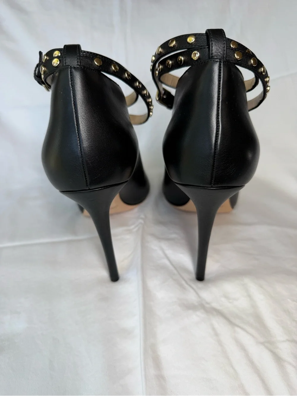 NEW in box Jimmy Choo Lark Booties black boots size 40.5 US Size 10 studs
